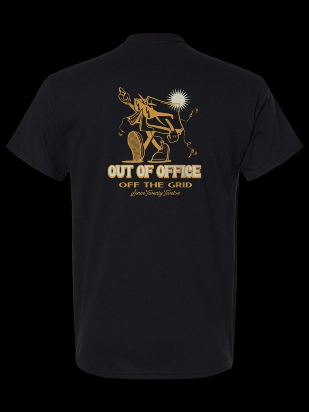 Off The Grid Surplus In Tents Tee - Black